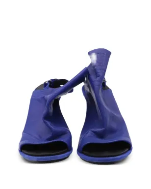 Balenciaga Pre-Owned スリングバックヒールサンダル - ブルー - サムネイル3