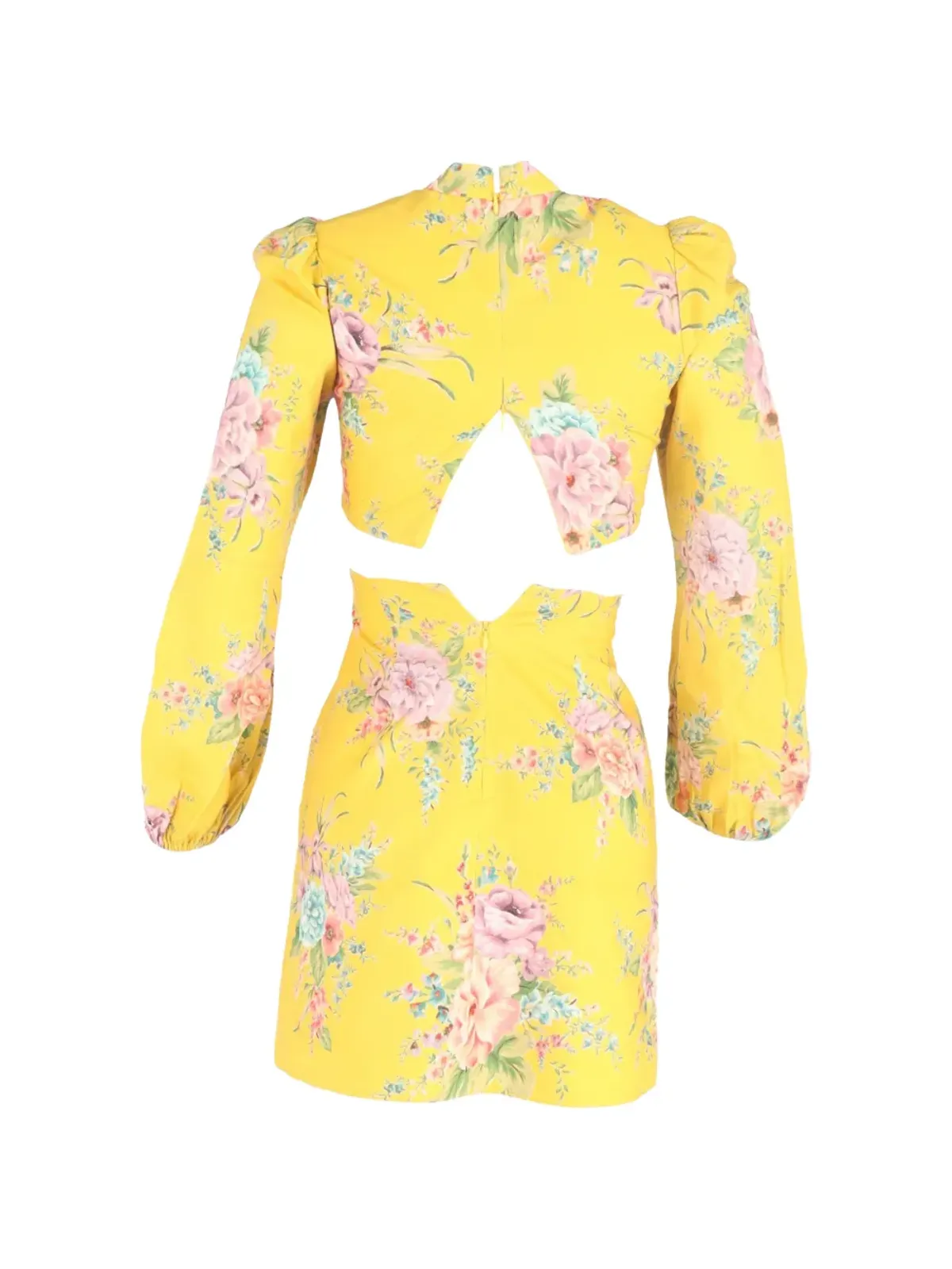 ZIMMERMANN Zinnia Floral カットアウト ミニドレス - Yellow - 画像2