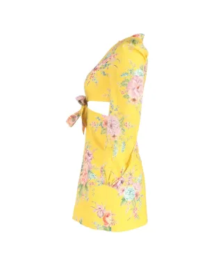 ZIMMERMANN Zinnia Floral カットアウト ミニドレス - Yellow - サムネイル3