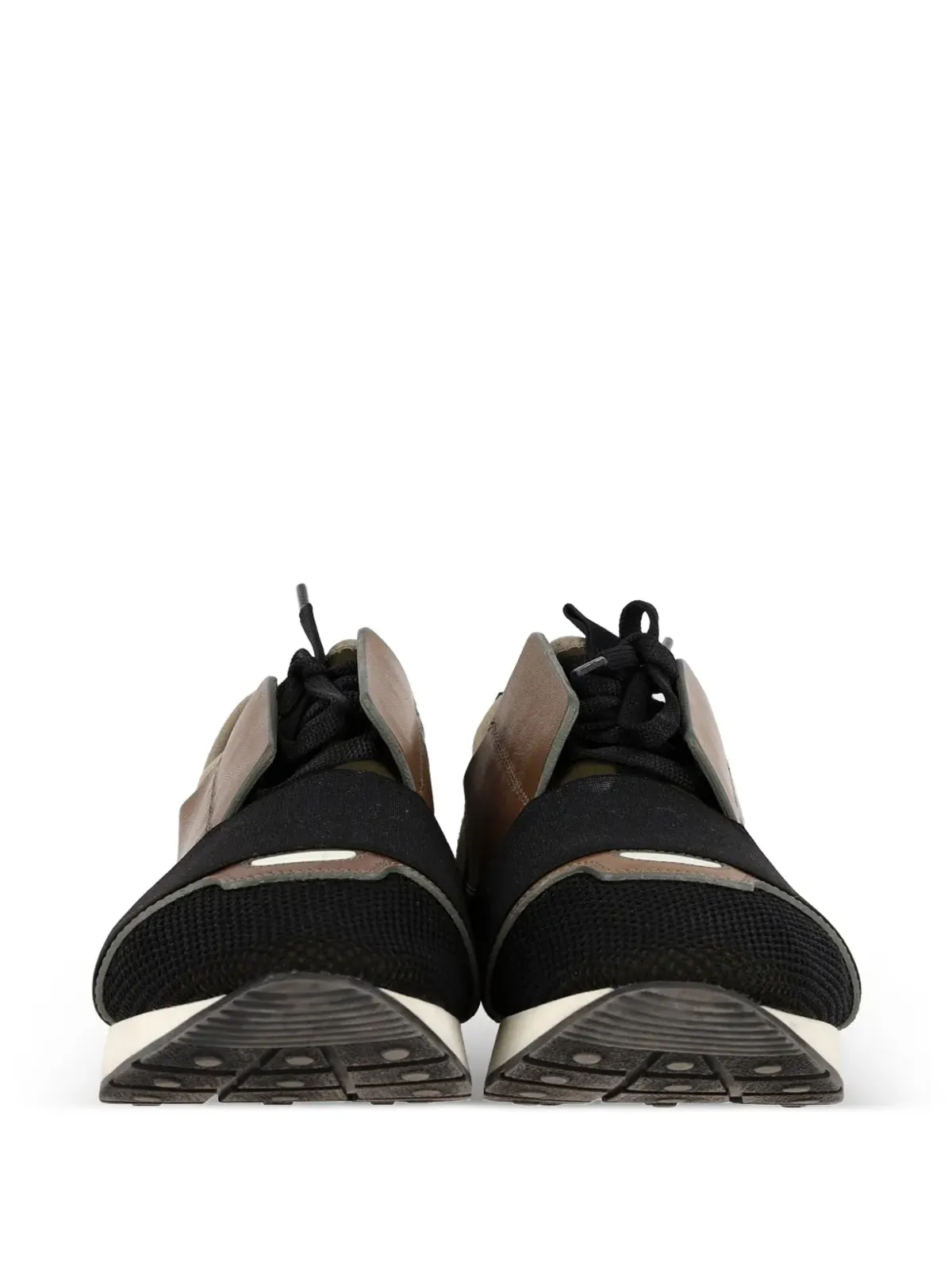 Balenciaga Race Runner ストラップレザー トレーナー ビンテージ - 画像5