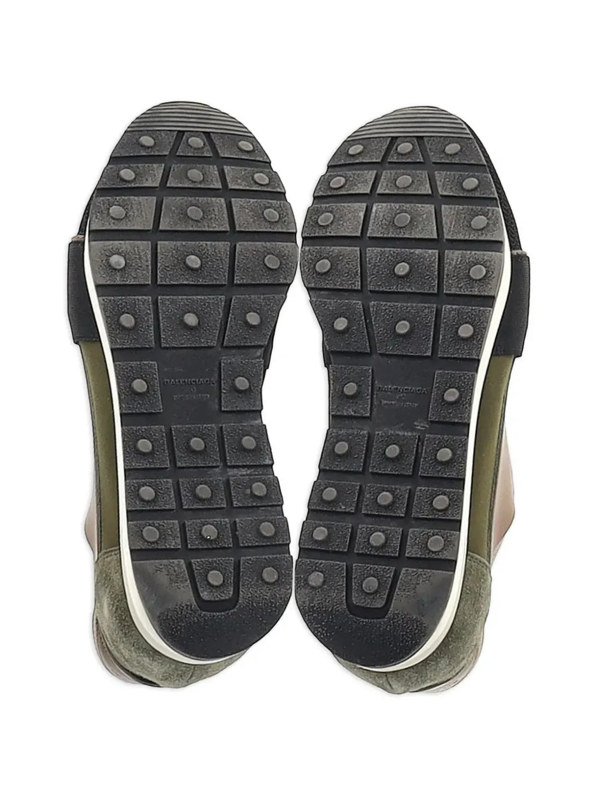 Balenciaga Race Runner ストラップレザー トレーナー ビンテージ - 画像4