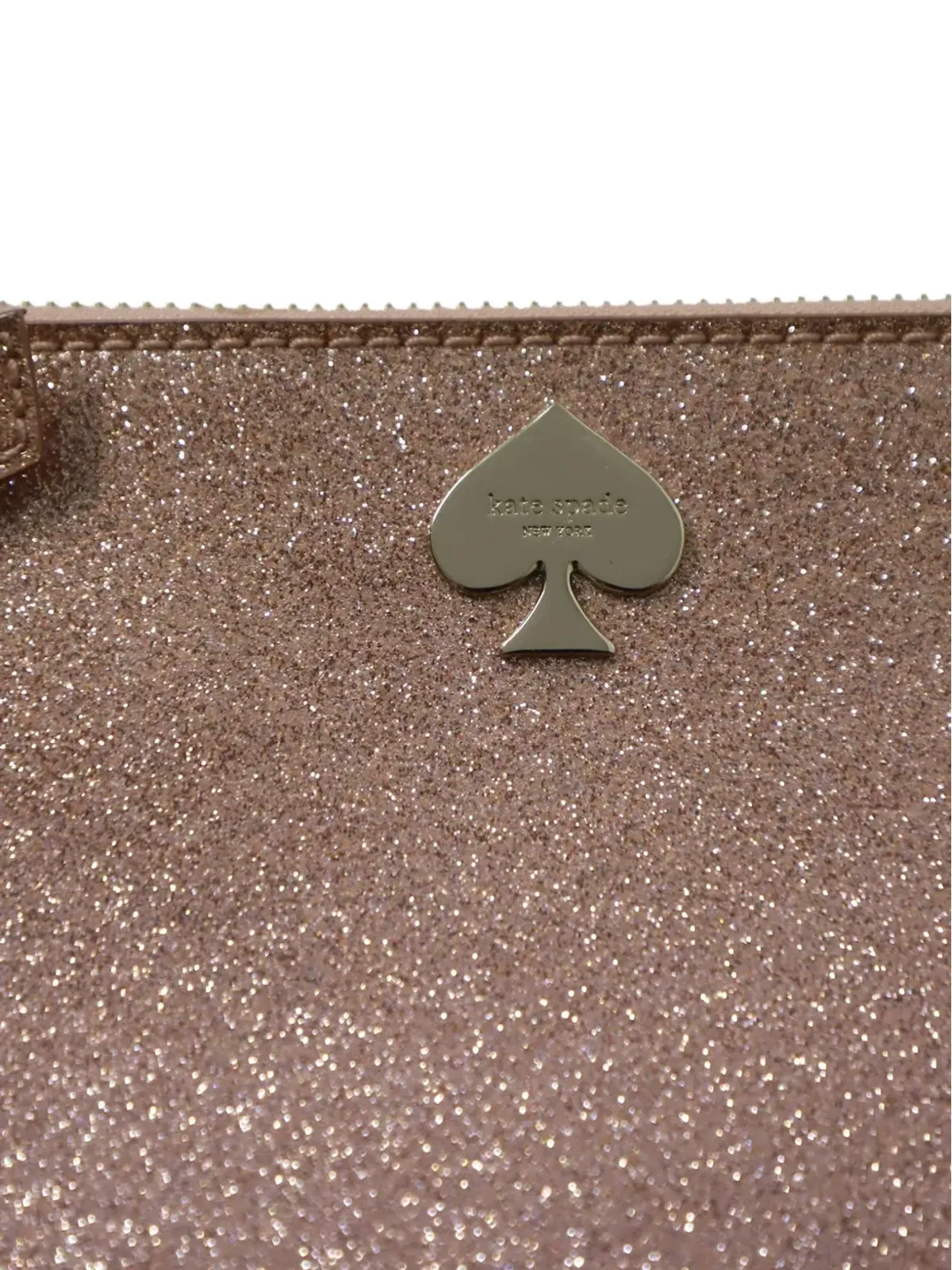 Kate Spade グリッター ボウ パウチ - 画像4