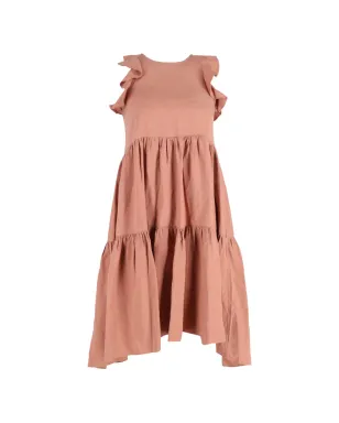 Ulla Johnson フリルスリーブのティアードドレス - サムネイル1