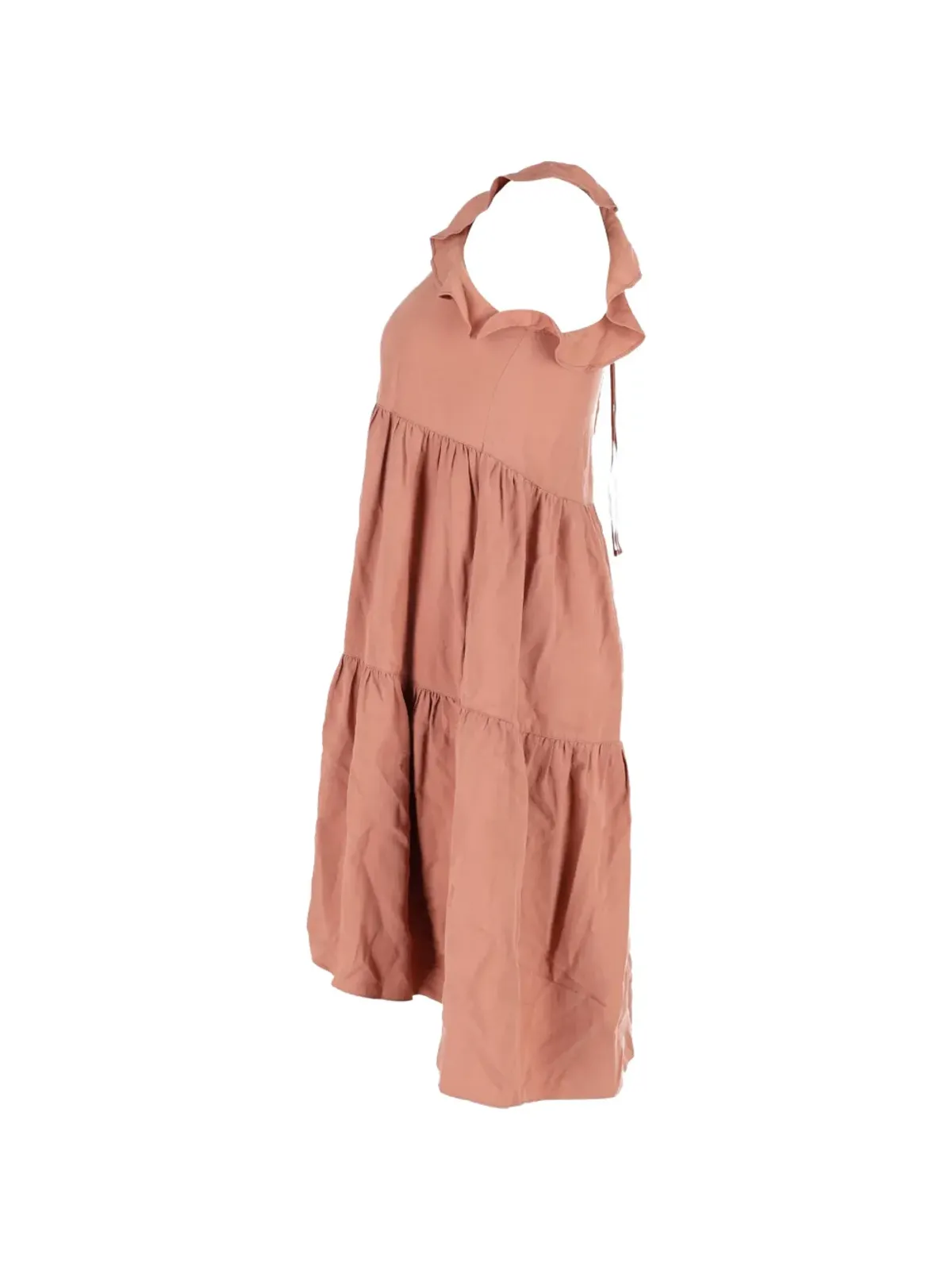 Ulla Johnson フリルスリーブのティアードドレス - 画像3