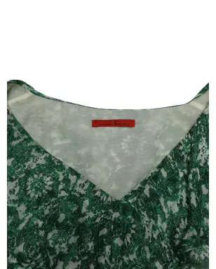 Carolina Herrera Vintage 花柄フリルドレス - サムネイル3