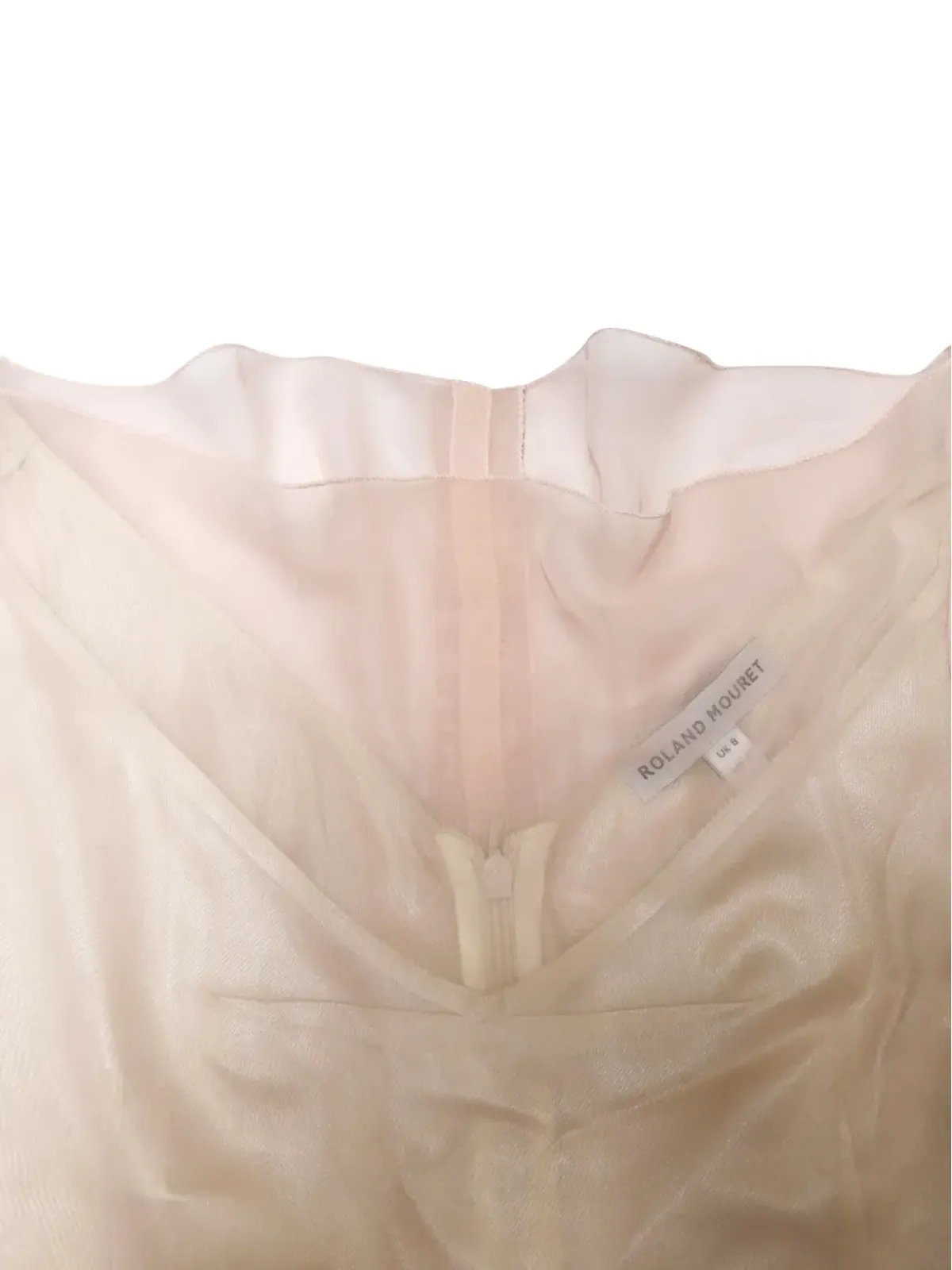 Rm By Roland Mouret シフォンカウルドレス - 画像3