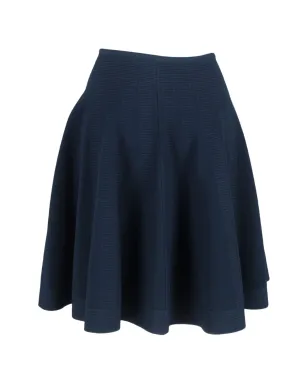 Alaïa Pre-Owned フレアAラインミニスカート（ブルー） - サムネイル2