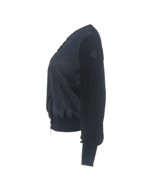 Moncler Vintage ラッフルジップ付きカーディガン - サムネイル3