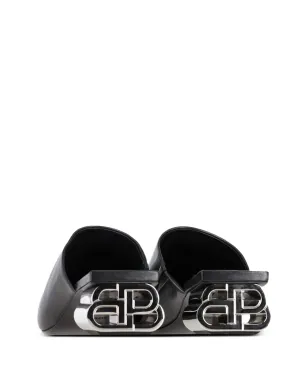 Balenciaga Pre-Owned Typo Chrome スクエアトゥ ミュール - サムネイル3