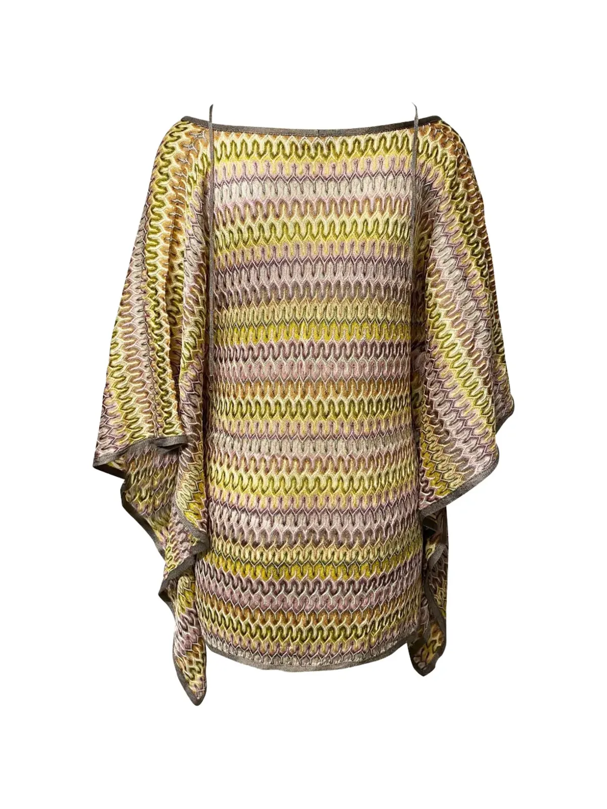 Missoni Pre-Owned Mare Beach ウェーブンミニドレス - ピンク - 画像2