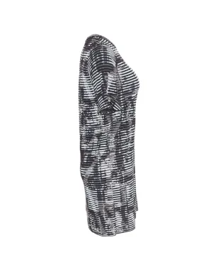 Missoni Pre-Owned プリント丸首ミニドレス - ブラック - サムネイル3