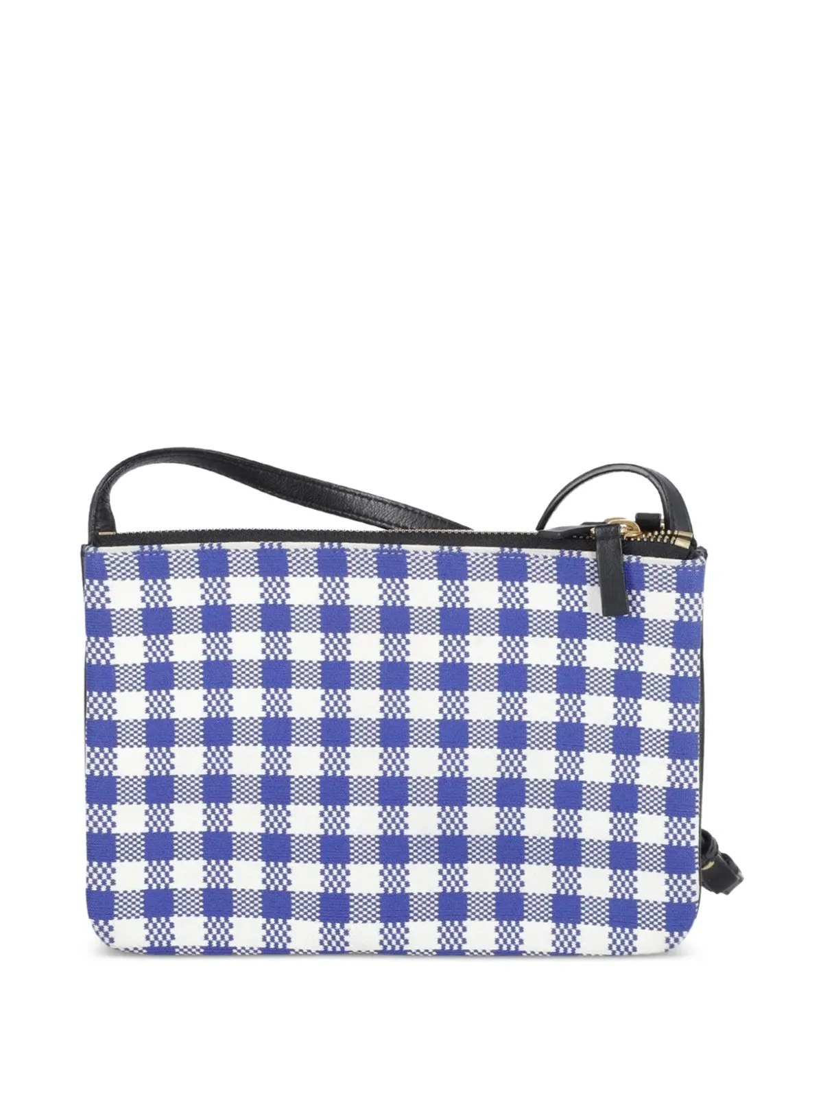 Celine Pre-Owned トリオ・ギンガム・クロスボディバッグ - Blue - 画像2