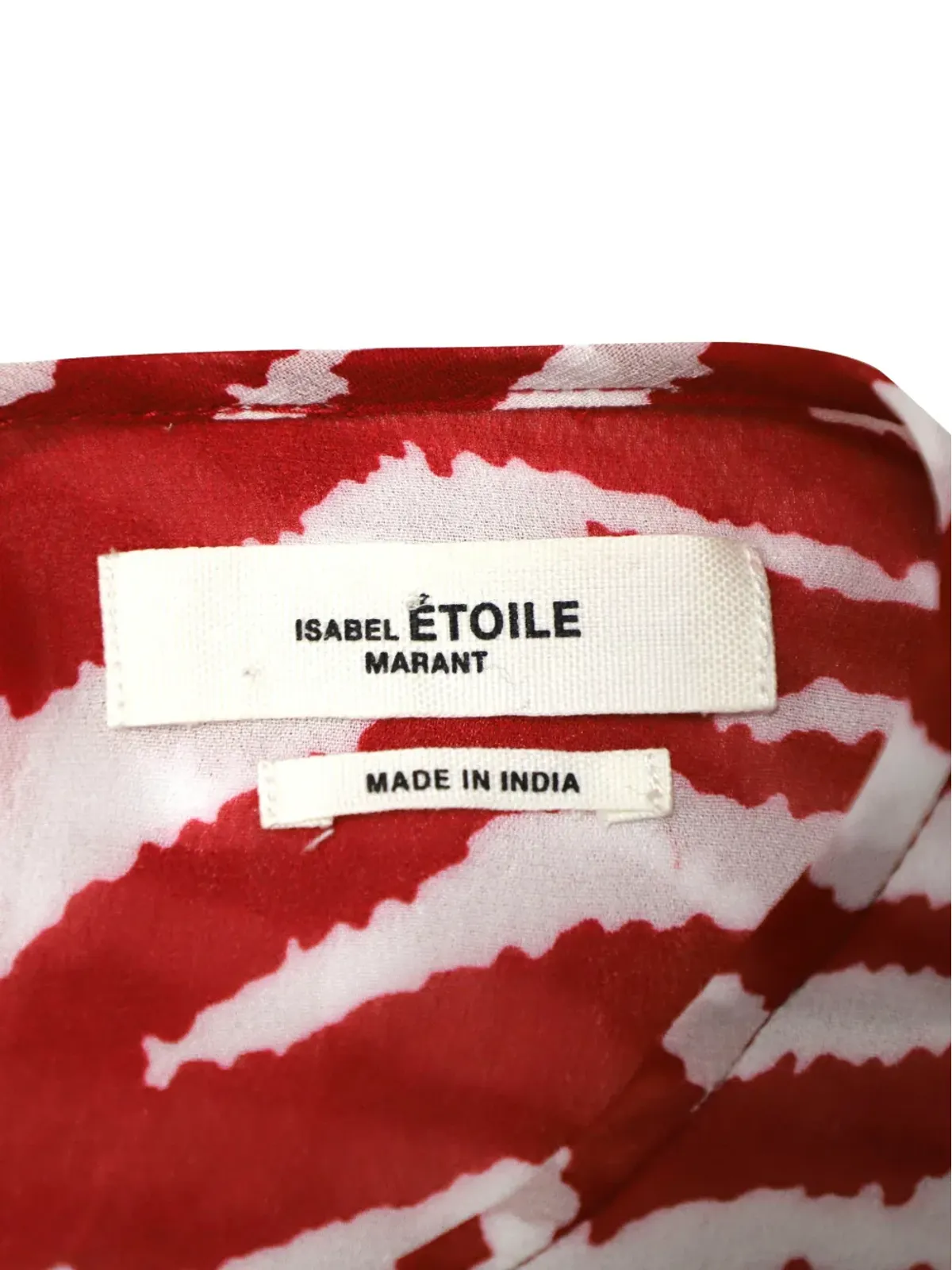 Isabel Marant Vintage ジャバ・ゼブラ柄ミニドレス - 画像5