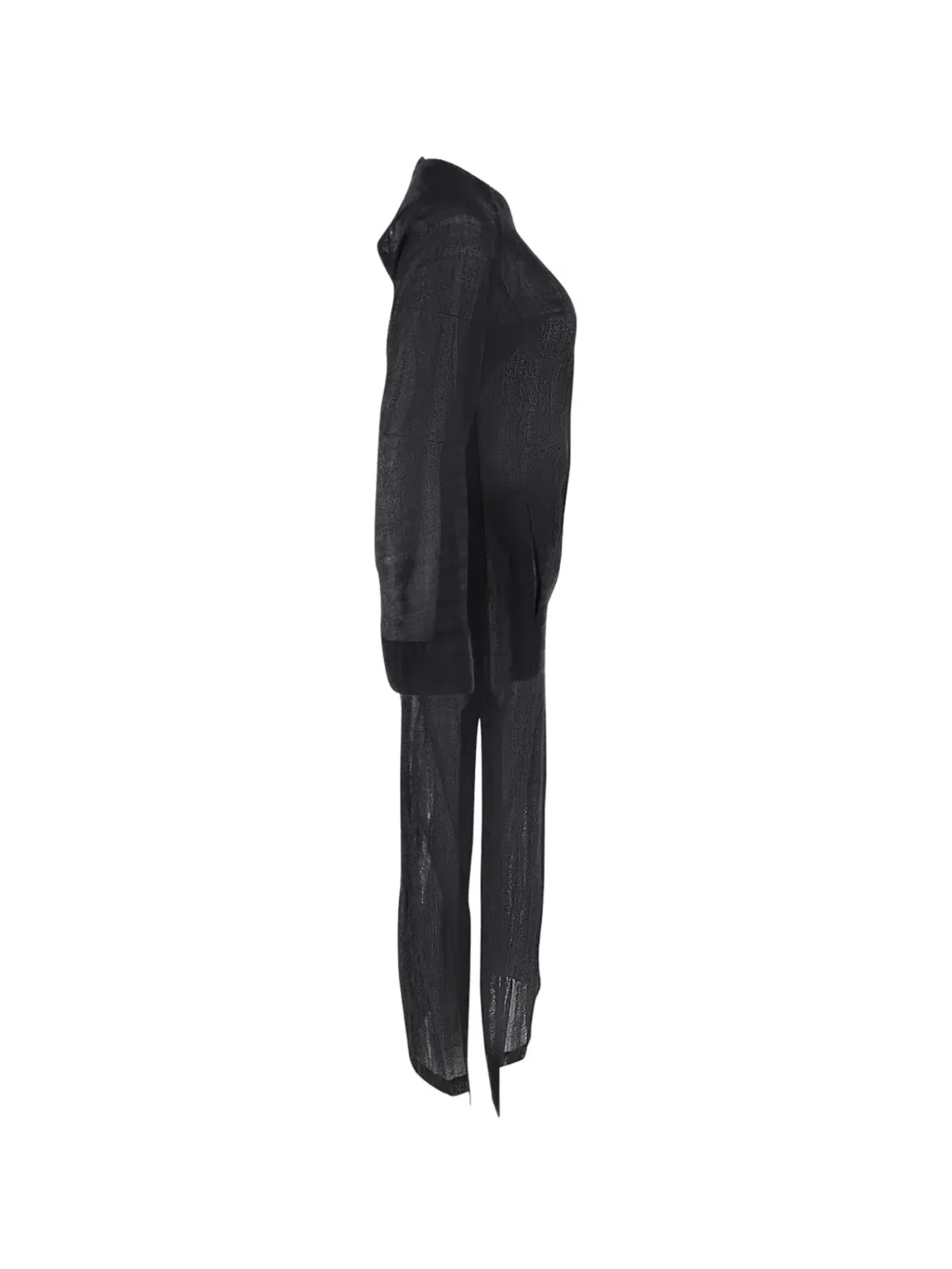 Saint Laurent Pre-Owned ウールドレス - ブラック - 画像2