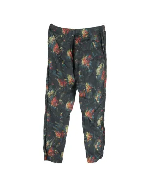 Dries Van Noten Pre-Owned 花柄プリント ドローストリングパンツ - サムネイル2