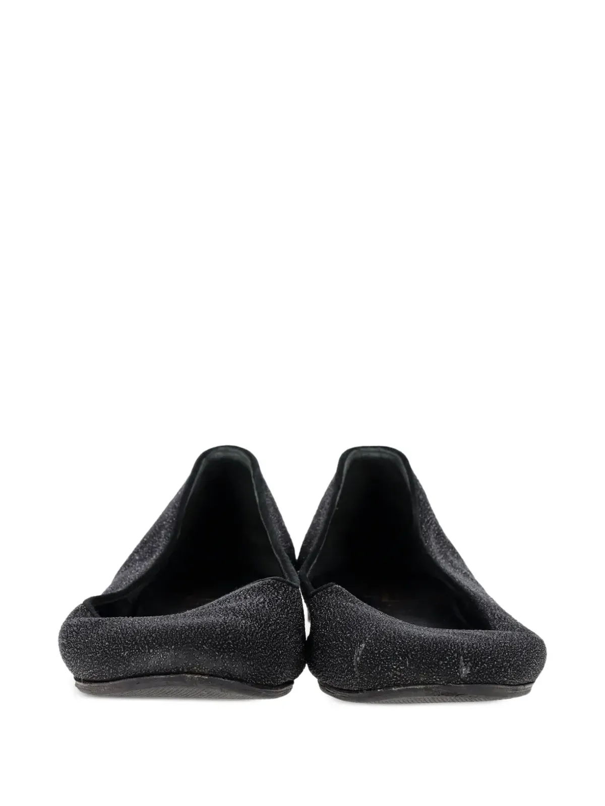 Saint Laurent Pre-Owned グリッター入りフラットシューズ - 画像5