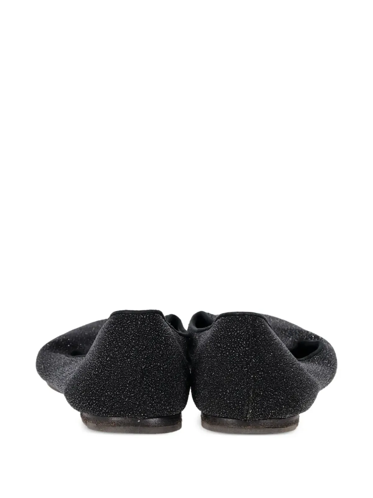 Saint Laurent Pre-Owned グリッター入りフラットシューズ - 画像3