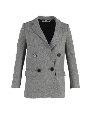 Stella McCartney Pre-Owned ダブルブレスト ウール ブレザー グレー - サムネイル1