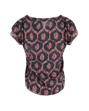 Isabel Marant Vintage ペイズリーヴネック ブラウス - サムネイル2