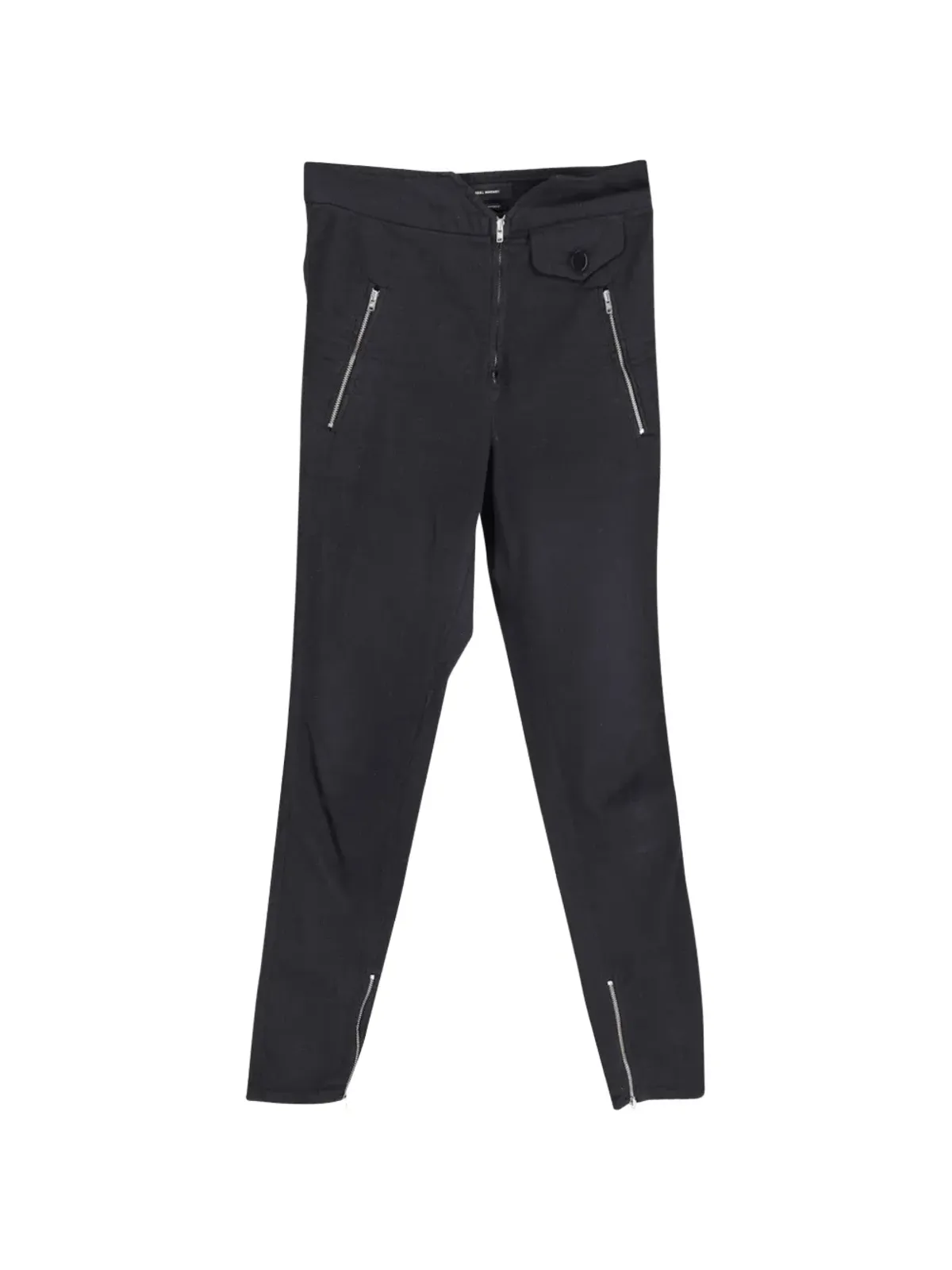 Isabel Marant Vintage ジッパー付きコットンパンツ - ブラック - 画像1