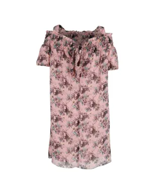 Boutique Moschino オフショルダー花柄ドレス - サムネイル1