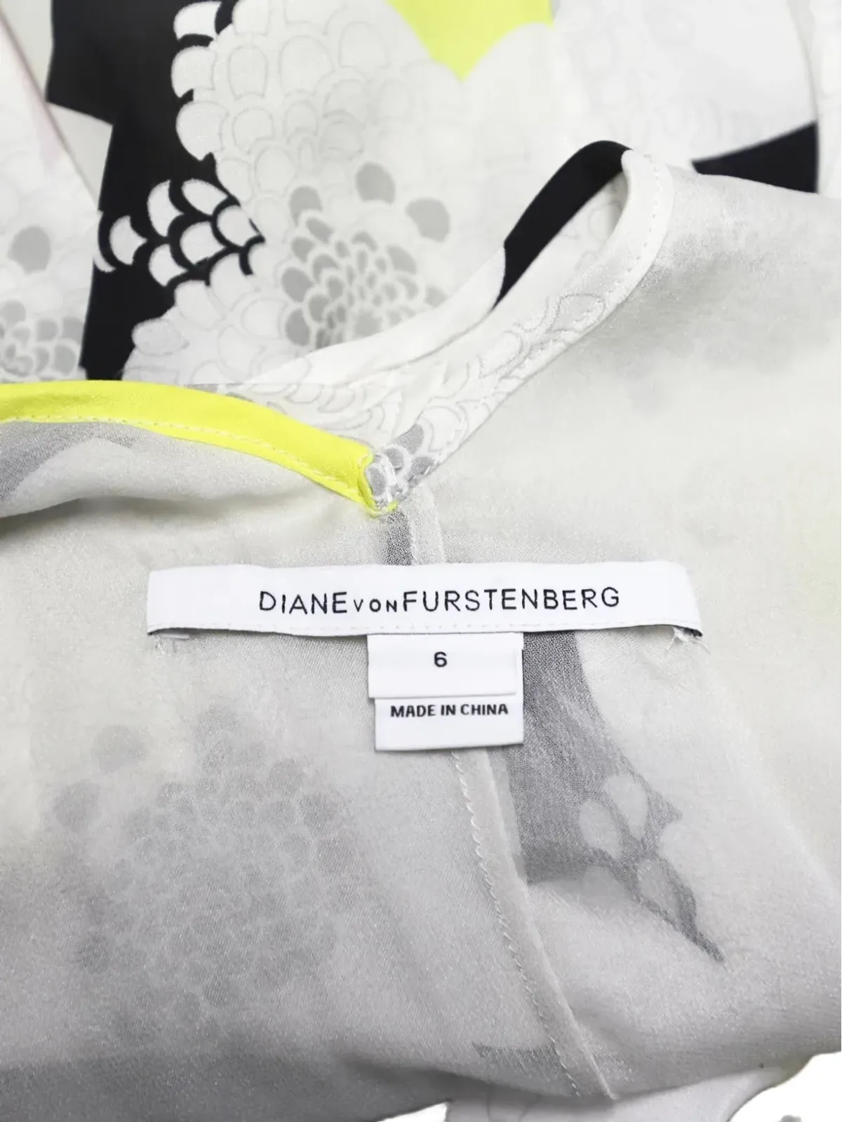 Diane Von Furstenberg Vintage フリル付きホルターミディドレス - 画像3