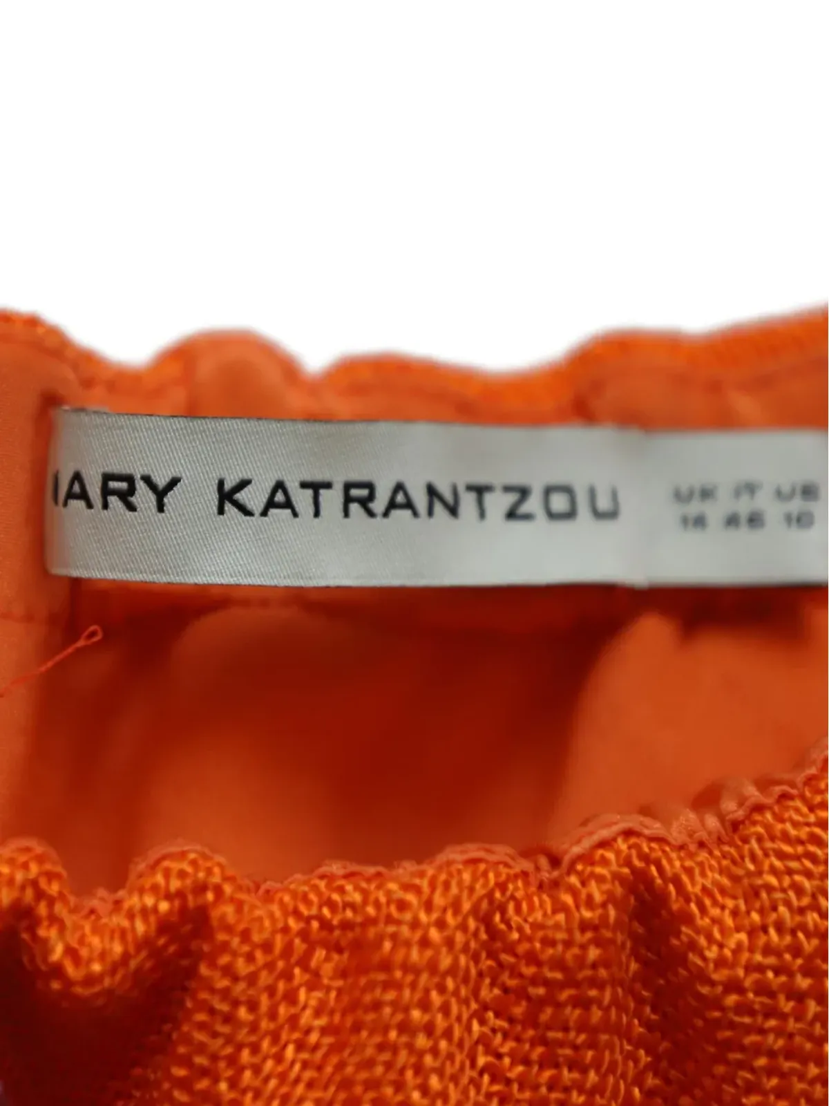 Mary Katrantzou マリエッタ刺繍ミニドレス（オレンジ） - 画像5