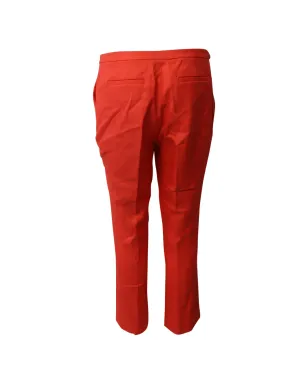 Diane Von Furstenberg Vintage pressed-crease pocket trousers - Orange - サムネイル2
