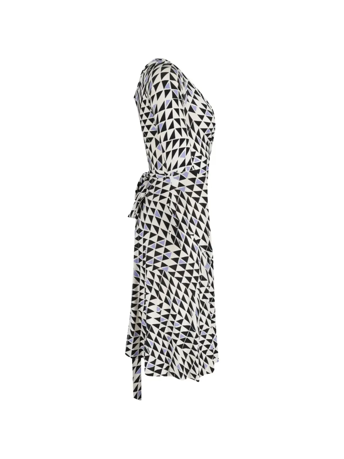 Diane Von Furstenberg Vintage Penna geometric-print wrap dress - White - 画像3