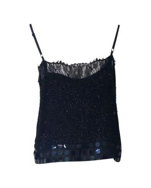 Diane Von Furstenberg Vintage レースの煌めきトップ - サムネイル2