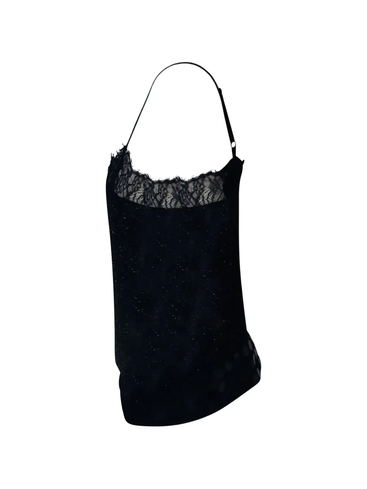 Diane Von Furstenberg Vintage レースの煌めきトップ - 画像3