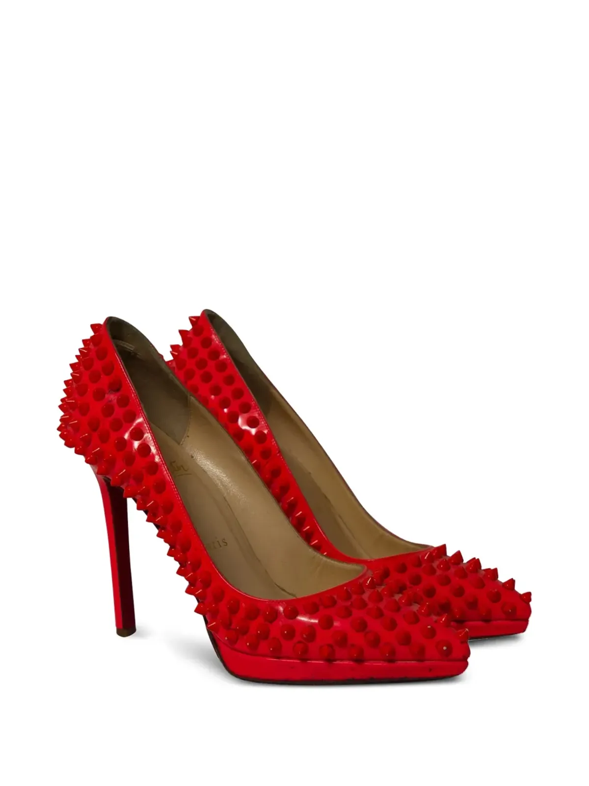 Christian Louboutin ヴィンテージ スパイク装飾パンプス - 画像2