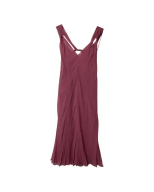 Alberta Ferretti Vintage シルクミニドレス レッド - サムネイル1