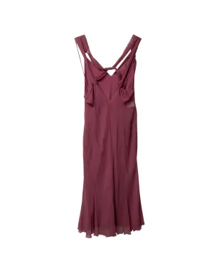 Alberta Ferretti Vintage シルクミニドレス レッド - サムネイル2
