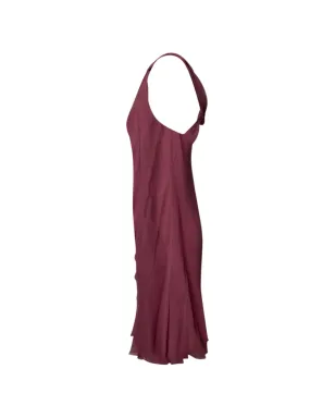 Alberta Ferretti Vintage シルクミニドレス レッド - サムネイル3