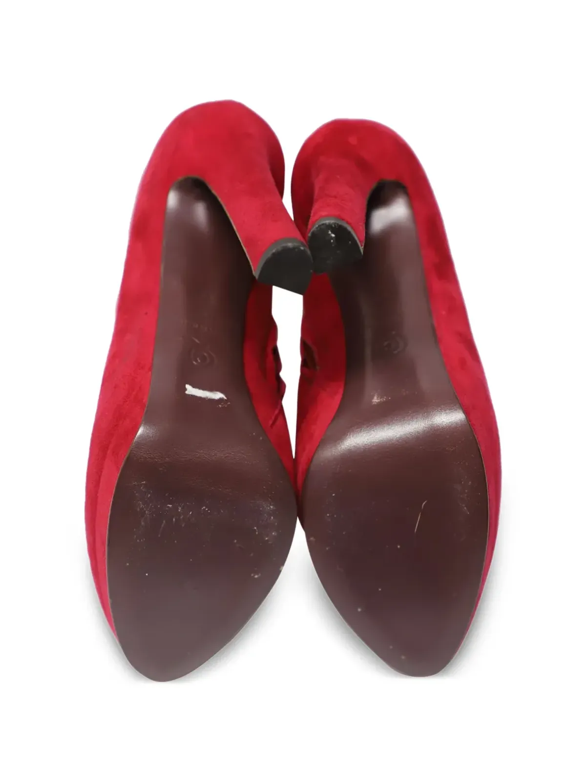 Alexander McQueen ビンテージ アンクルブーツ プラットフォーム - レッド - 画像5