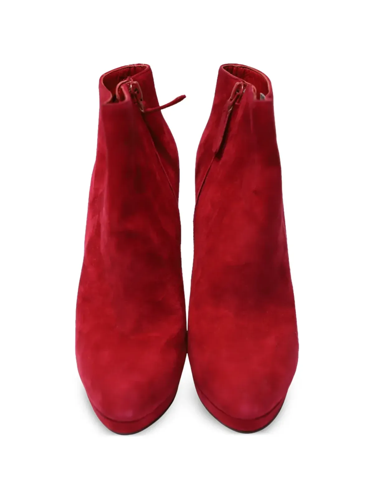Alexander McQueen ビンテージ アンクルブーツ プラットフォーム - レッド - 画像4