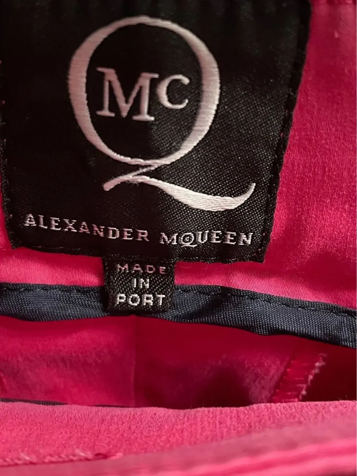 Alexander McQueen Pre-Owned クロップド テーラードパンツ - ピンク - 画像3