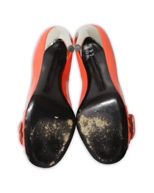 Roger Vivier Vintage Spuntata Gigi buckle leather pumps - Red - サムネイル5