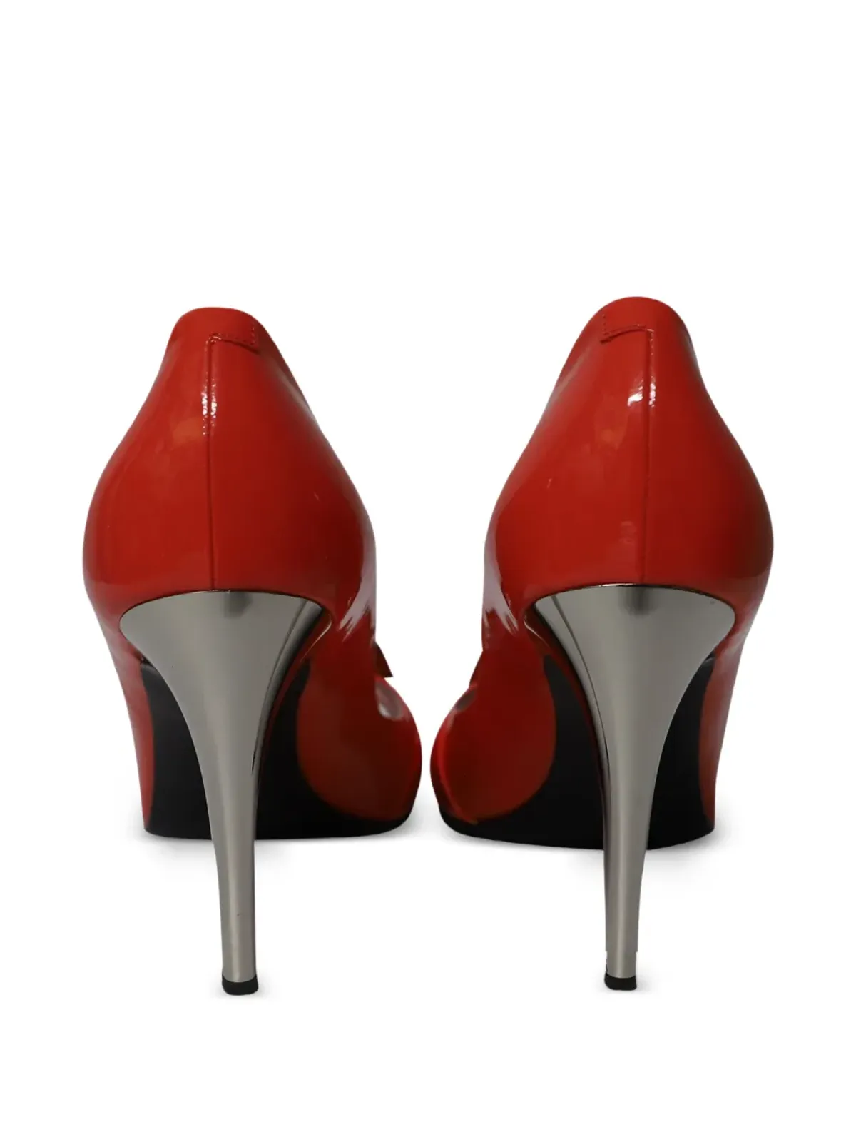 Roger Vivier Vintage Spuntata Gigi buckle leather pumps - Red - 画像3