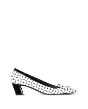 Roger Vivier Vintage グリッドスクエアトゥパンプス - サムネイル1