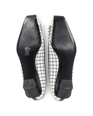 Roger Vivier Vintage グリッドスクエアトゥパンプス - サムネイル4