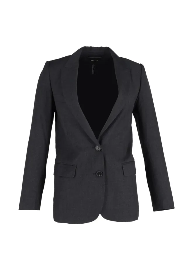 Isabel Marant Vintage Isabel Marant Vintage フラップポケット・シングルブレスト ブレザー - ブラックの商品画像