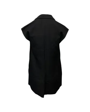Moschino Pre-Owned ベルベット オーバーサイズ ベスト ミニドレス - Black - サムネイル2