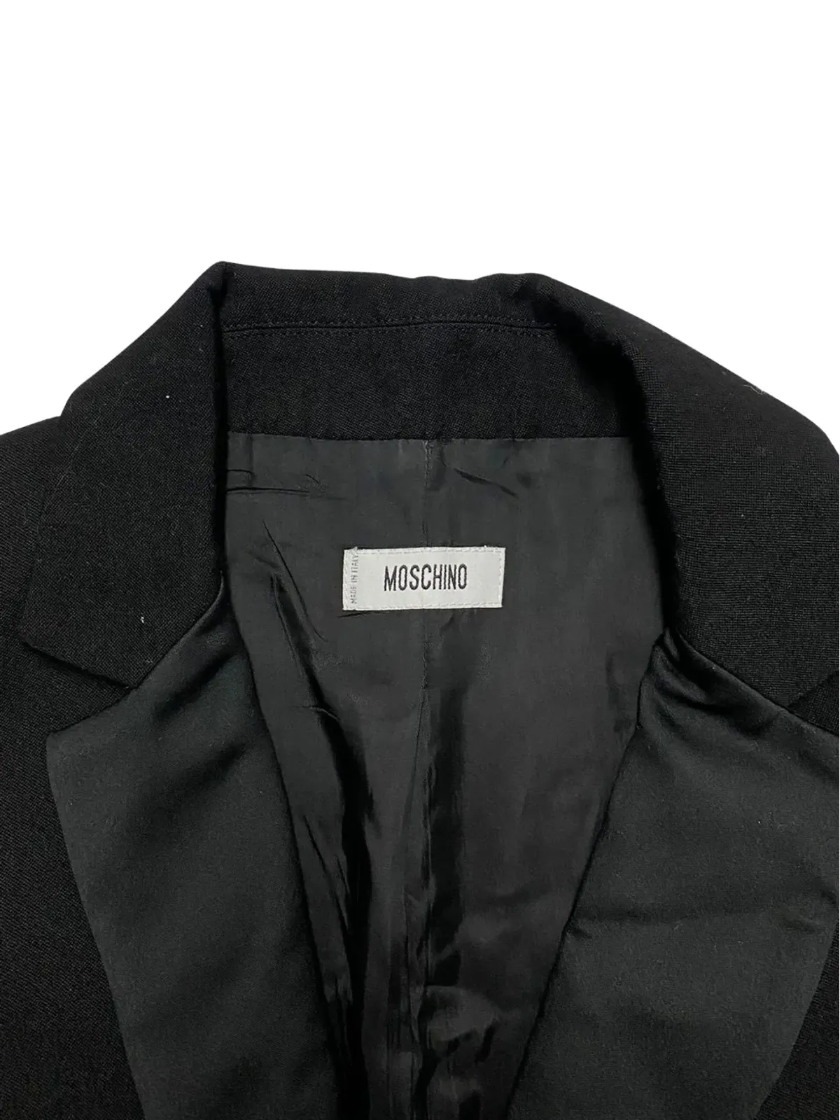Moschino Pre-Owned ベルベット オーバーサイズ ベスト ミニドレス - Black - 画像3