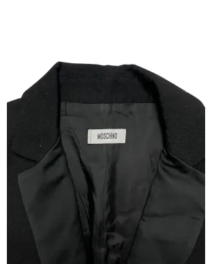 Moschino Pre-Owned ベルベット オーバーサイズ ベスト ミニドレス - Black - サムネイル3