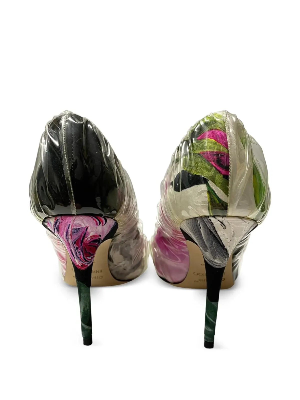 Jimmy Choo Anne フローラルプリントパンプス - 画像3