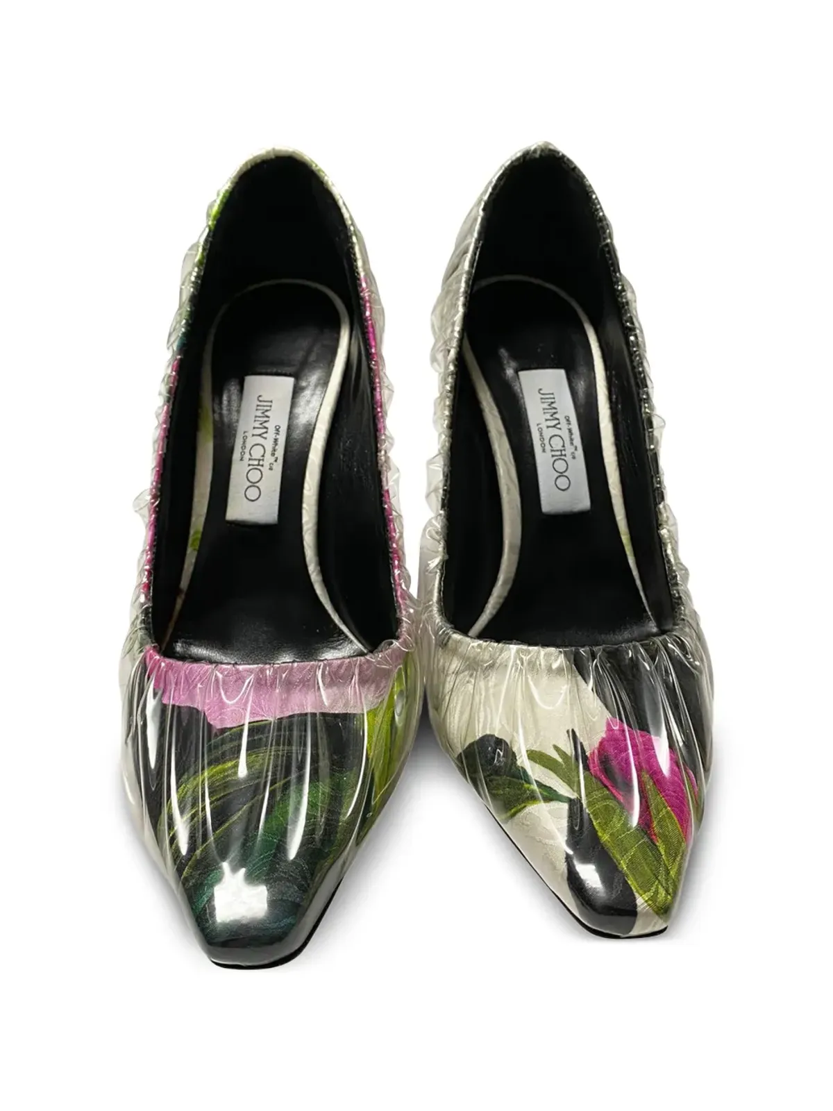 Jimmy Choo Anne フローラルプリントパンプス - 画像4