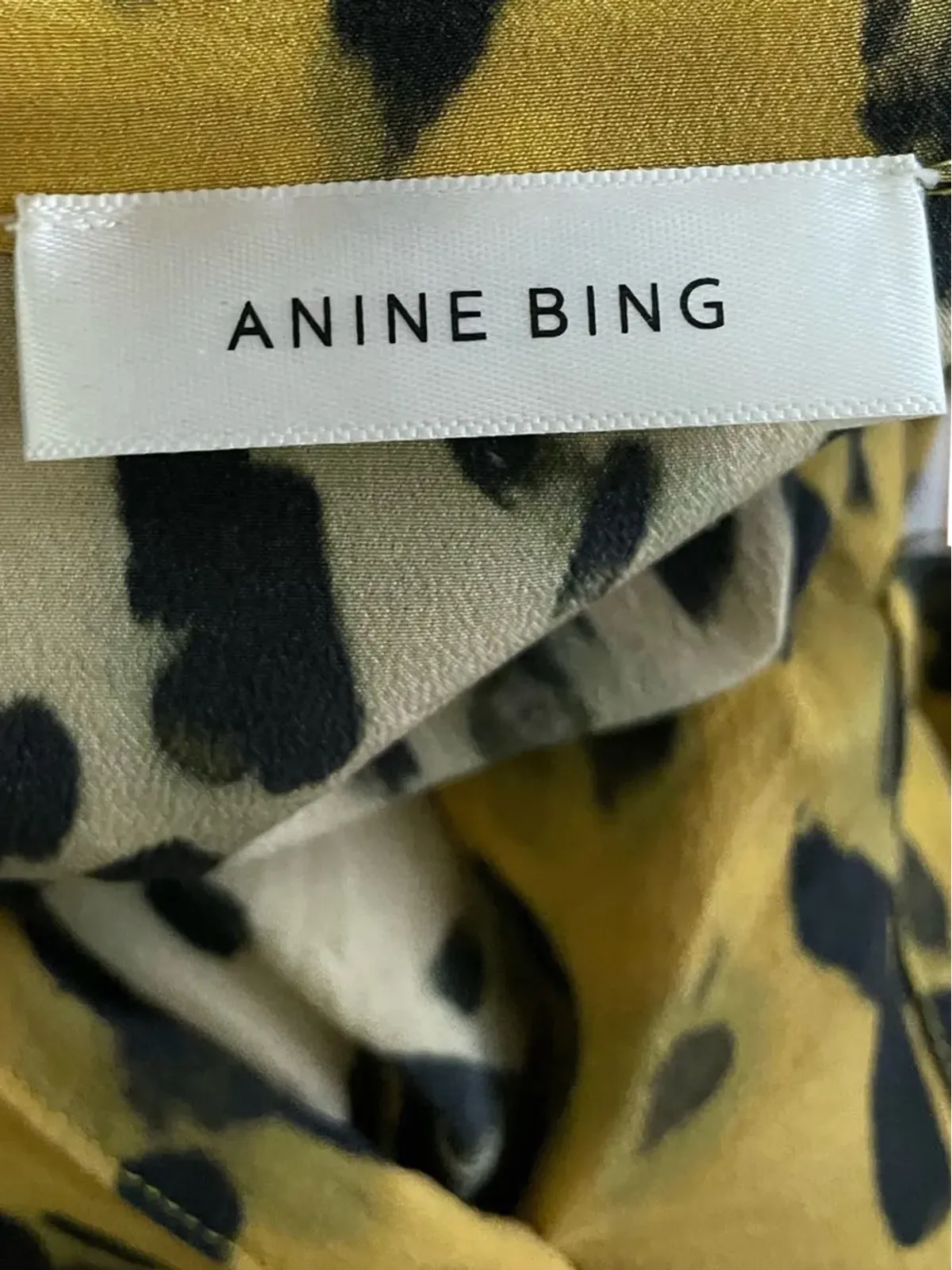 ANINE BING 動物柄ボタンシャツ - 画像3