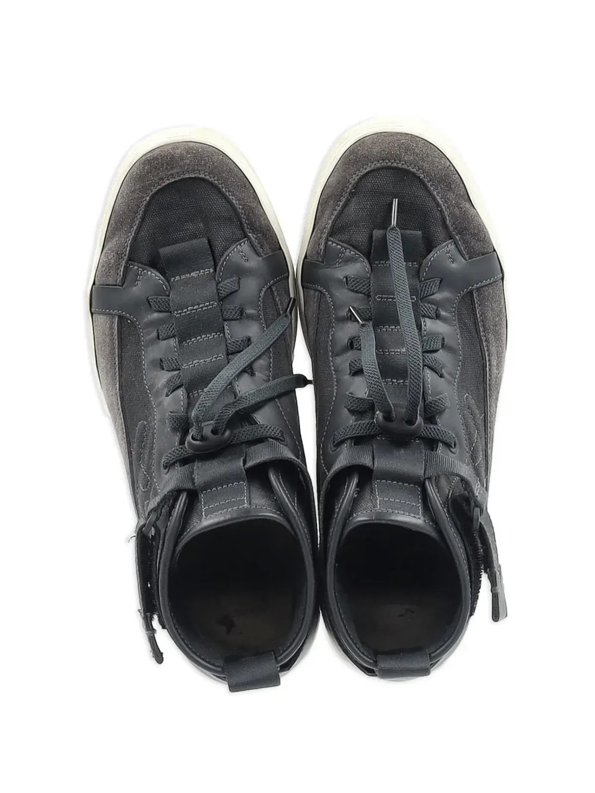 Ermenegildo Zegna Vintage ストラップ付きハイカットスニーカー - 画像4